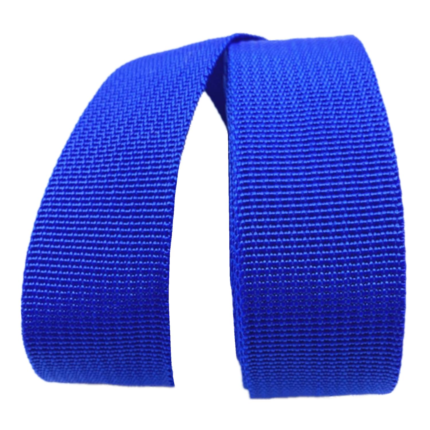 schräge bündeln mit menschlichen Stricken, 20 mm, 25 mm, 38 mm, 50 mm breites Polypropylen for Taschen, Bastelarbeiten, Rucksäcke, Gepäckumreifung, 10 Yard/Rolle(Royal Blue,25 mm) von ELDFLRURB