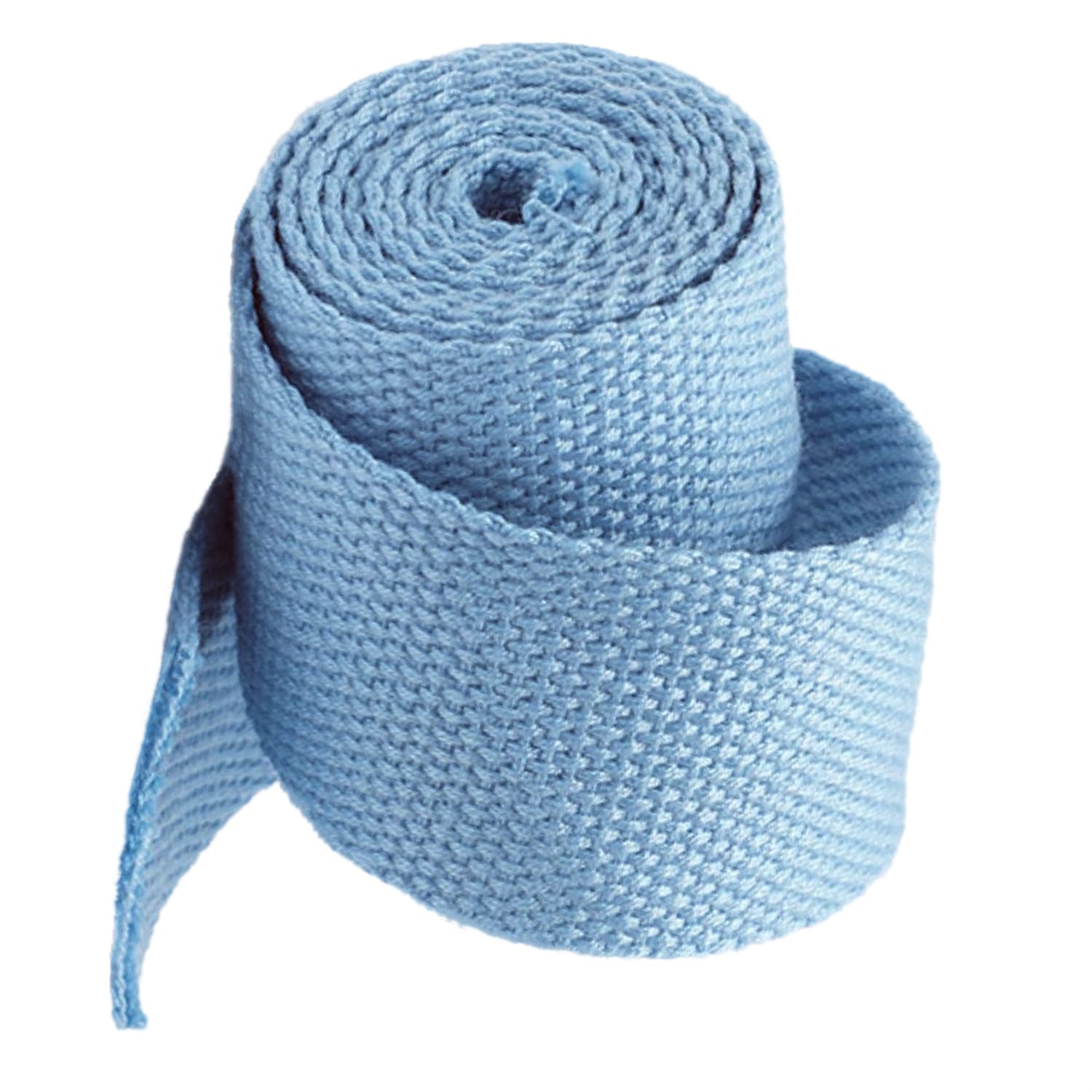 schräge bündeln mit menschlichen Stricken, 20 mm Baumwollgurtband for Taschengurte, Griffe herstellen, Klettergurte(Light Blue,10 Yard) von ELDFLRURB