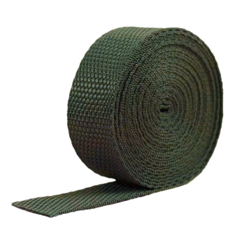 schräge bündeln mit menschlichen Stricken, 25 mm Polypropylen-Gurtband - Gurtband for Polster, Taschengriffe, Nähen(Army Green,50 Yard) von ELDFLRURB