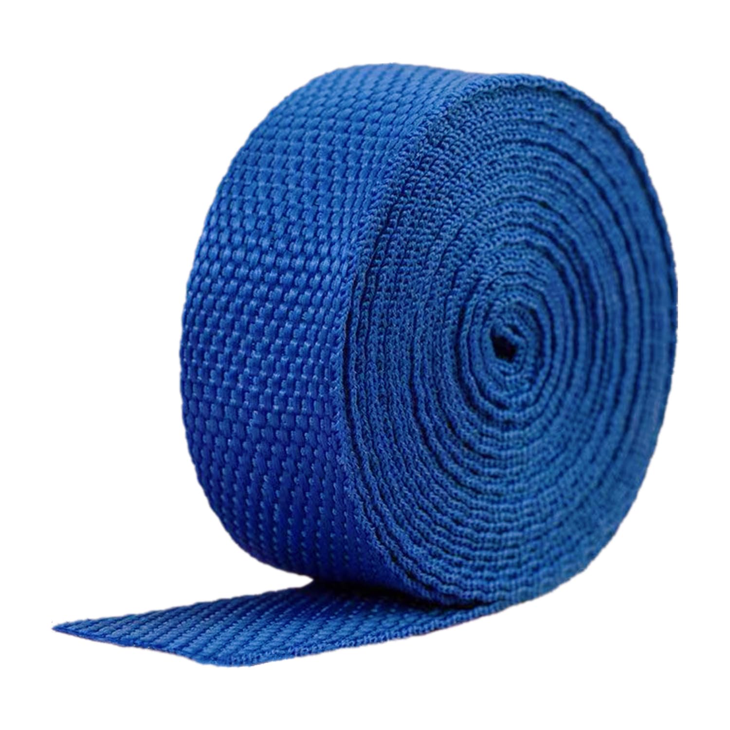 schräge bündeln mit menschlichen Stricken, 25 mm Polypropylen-Gurtband - Gurtband for Polster, Taschengriffe, Nähen(Blue,10 Yard) von ELDFLRURB