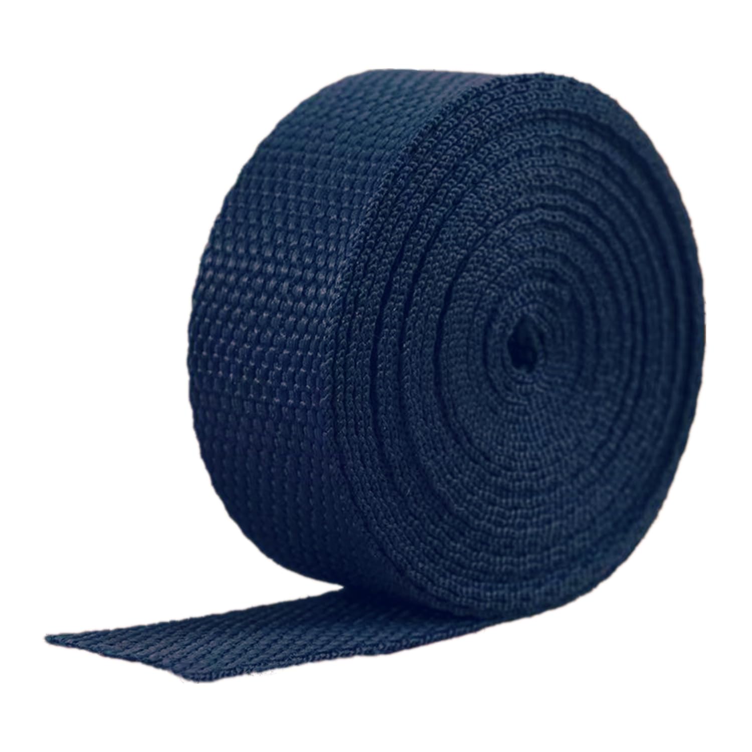 schräge bündeln mit menschlichen Stricken, 25 mm Polypropylen-Gurtband - Gurtband for Polster, Taschengriffe, Nähen(Dark Blue,10 Yard) von ELDFLRURB