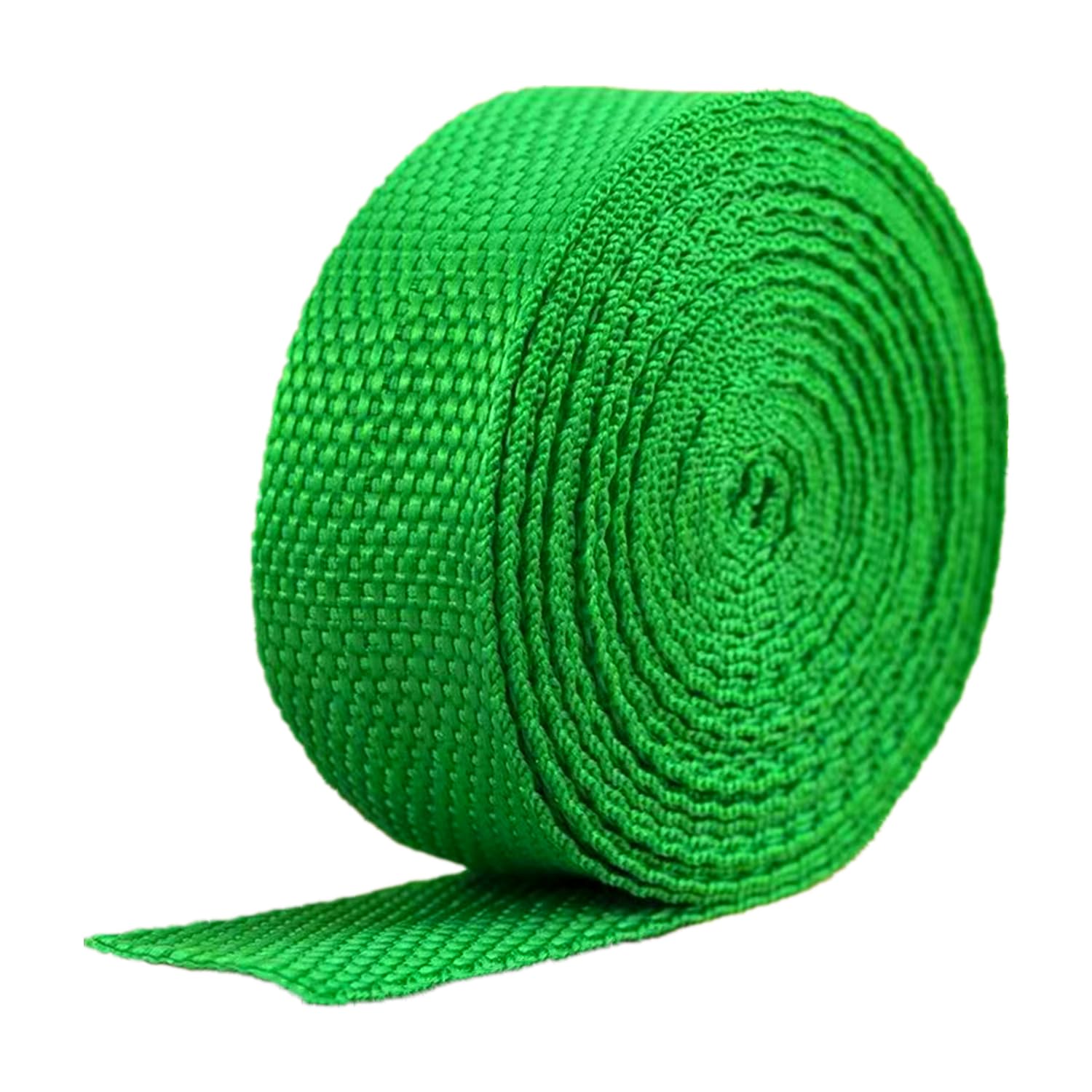 schräge bündeln mit menschlichen Stricken, 25 mm Polypropylen-Gurtband - Gurtband for Polster, Taschengriffe, Nähen(Green,10 Yard) von ELDFLRURB