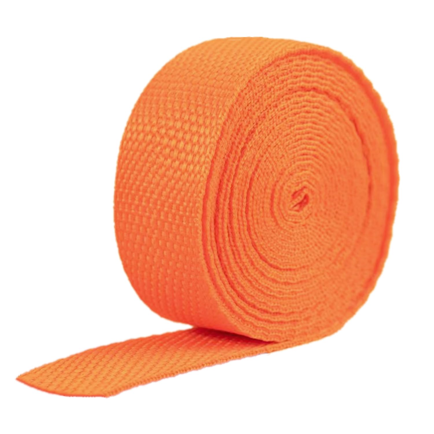 schräge bündeln mit menschlichen Stricken, 25 mm Polypropylen-Gurtband - Gurtband for Polster, Taschengriffe, Nähen(Orange,5 Yard) von ELDFLRURB