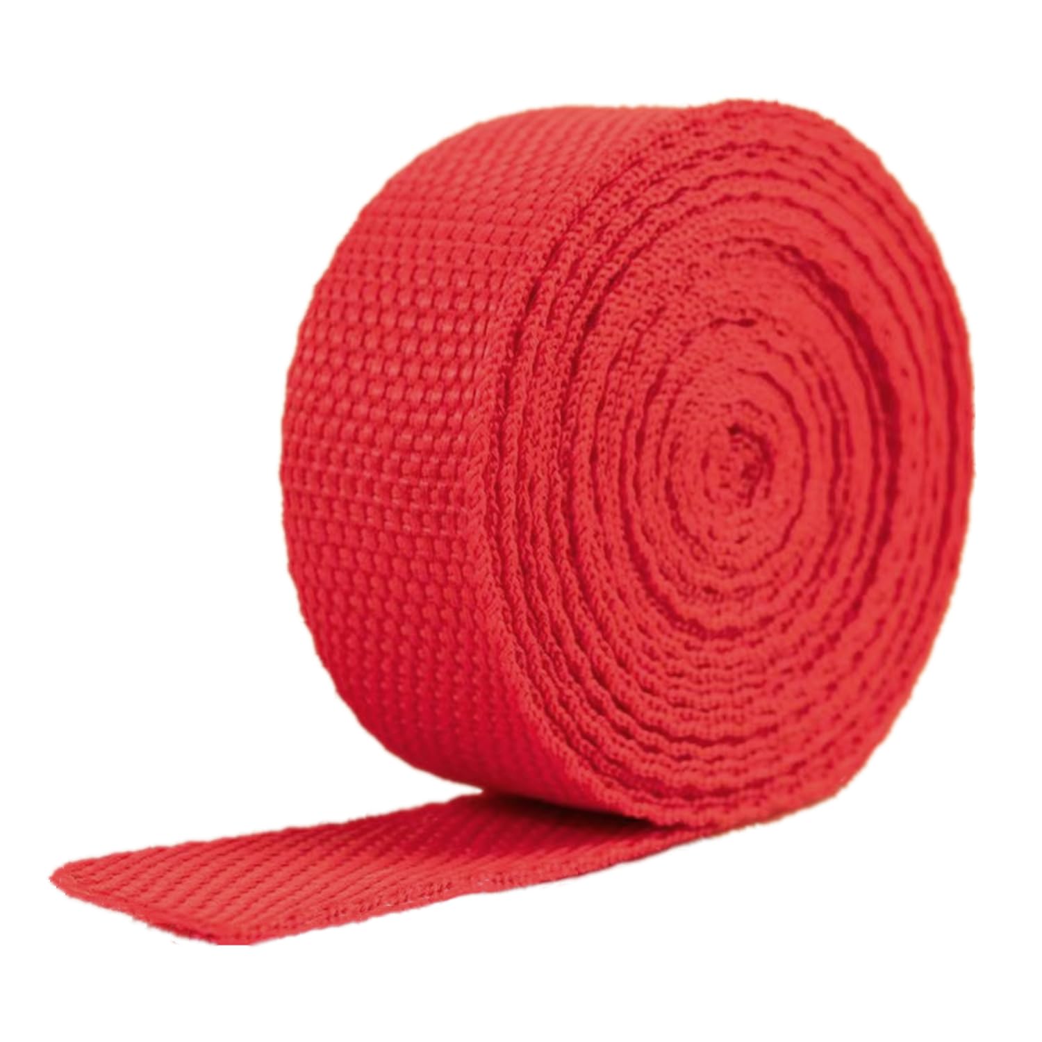 schräge bündeln mit menschlichen Stricken, 25 mm Polypropylen-Gurtband - Gurtband for Polster, Taschengriffe, Nähen(Red,20 Yard) von ELDFLRURB