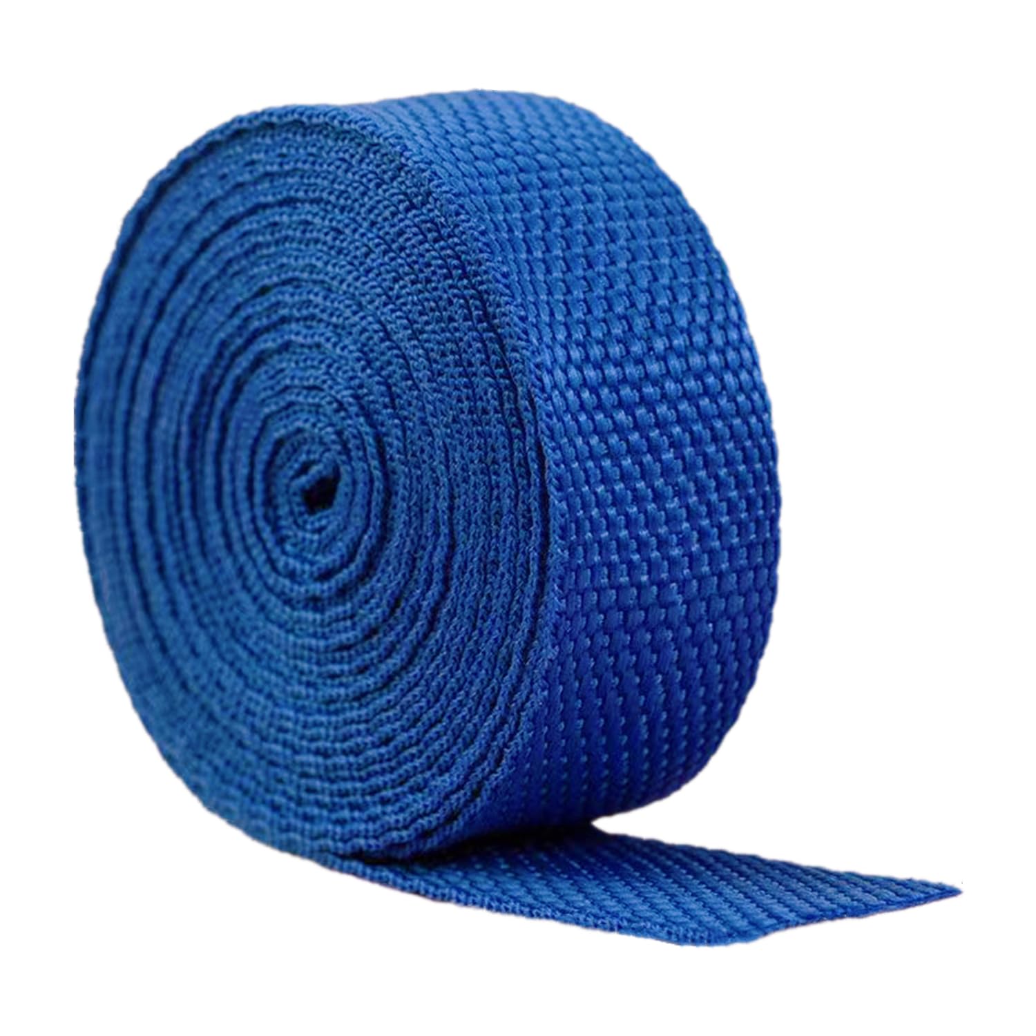 schräge bündeln mit menschlichen Stricken, 25 mm Polypropylen-Gurtband for Taschen, Rucksäcke, Rucksackgürtel, Griffe, Hundeleinen, 4,5, 9 oder 18 Meter(Blue,5 Yard) von ELDFLRURB