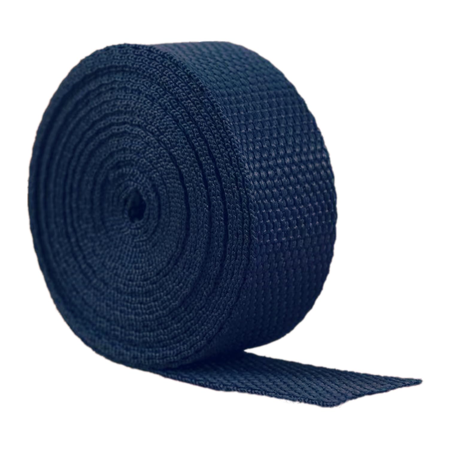 schräge bündeln mit menschlichen Stricken, 25 mm Polypropylen-Gurtband for Taschen, Rucksäcke, Rucksackgürtel, Griffe, Hundeleinen, 4,5, 9 oder 18 Meter(Dark Blue,10 Yard) von ELDFLRURB