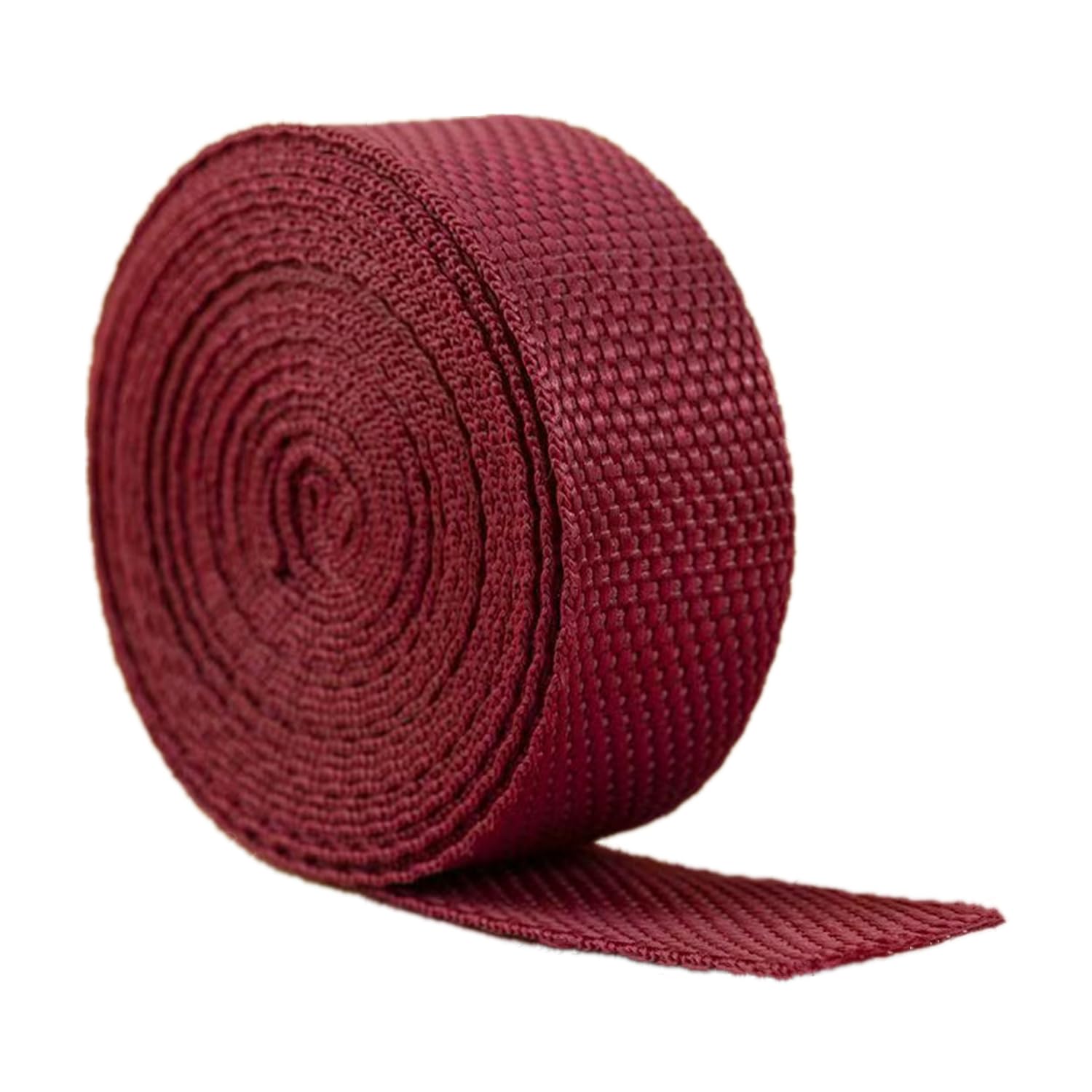 schräge bündeln mit menschlichen Stricken, 25 mm Polypropylen-Gurtband for Taschen, Rucksäcke, Rucksackgürtel, Griffe, Hundeleinen, 4,5, 9 oder 18 Meter(Dark Red,20 Yard) von ELDFLRURB