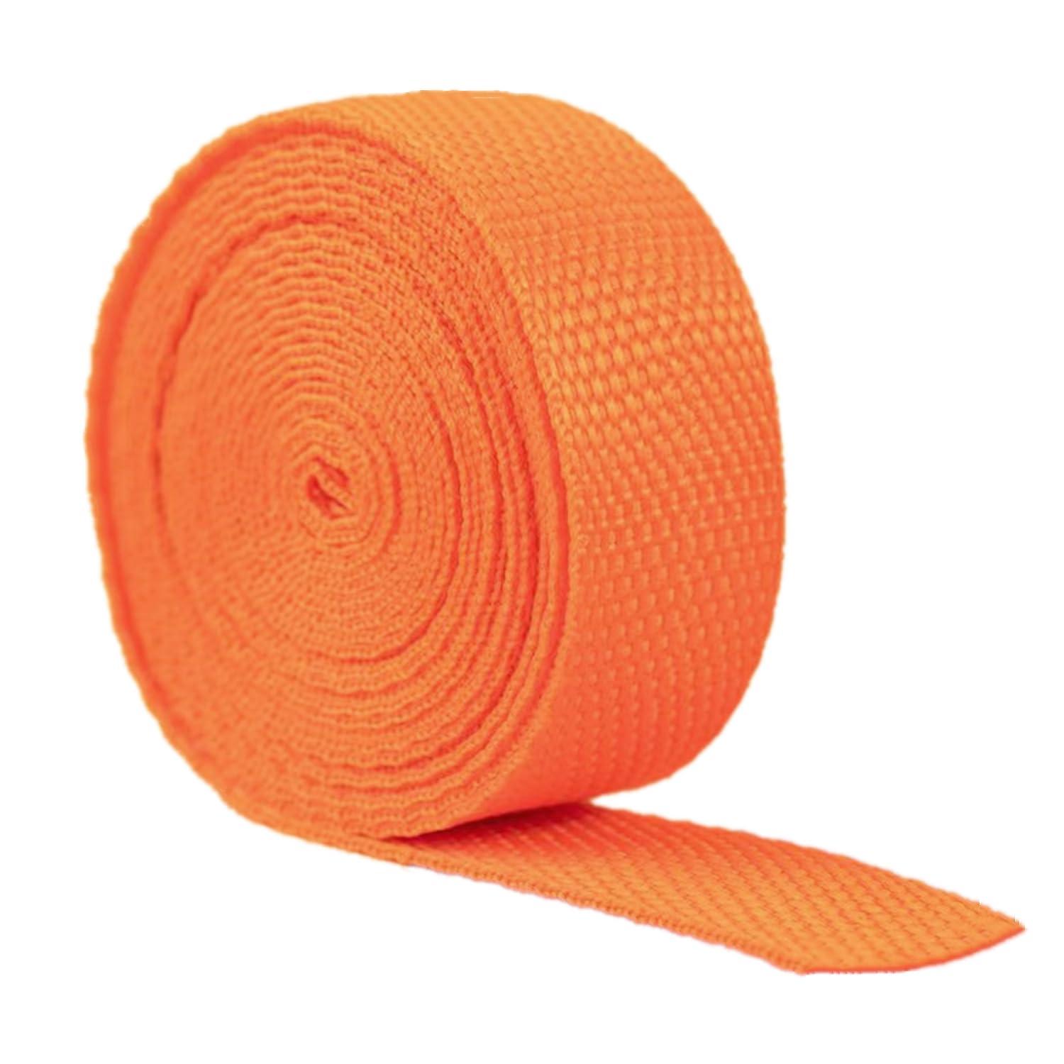 schräge bündeln mit menschlichen Stricken, 25 mm Polypropylen-Gurtband for Taschen, Rucksäcke, Rucksackgürtel, Griffe, Hundeleinen, 4,5, 9 oder 18 Meter(Orange,20 Yard) von ELDFLRURB