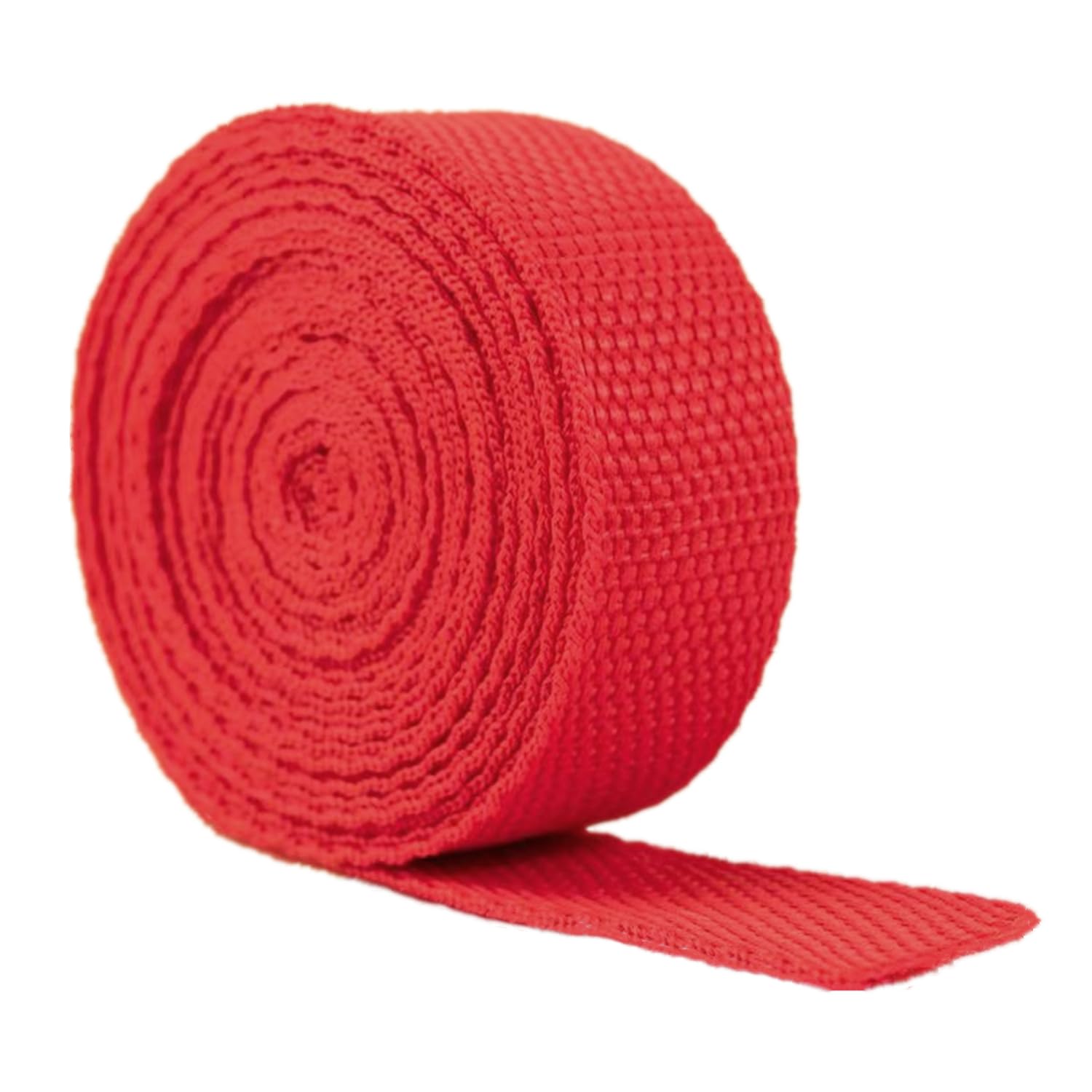 schräge bündeln mit menschlichen Stricken, 25 mm Polypropylen-Gurtband for Taschen, Rucksäcke, Rucksackgürtel, Griffe, Hundeleinen, 4,5, 9 oder 18 Meter(Red,20 Yard) von ELDFLRURB