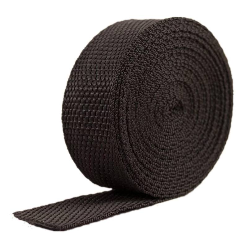 schräge bündeln mit menschlichen Stricken, 50 mm Polypropylen-Gurtband - Gurtband for Polster, Taschengriffe, Nähen(Coffee,5 Yard) von ELDFLRURB