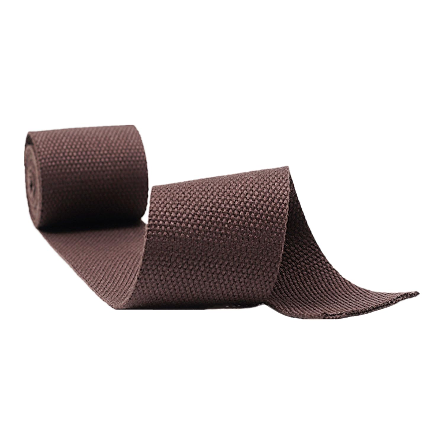 schräge bündeln mit menschlichen Stricken, Baumwolle for Taschen, Fracht-/Gepäckbänder, 24 Farben, 5 Yard/Rolle(Dark Brown,20 mm) von ELDFLRURB