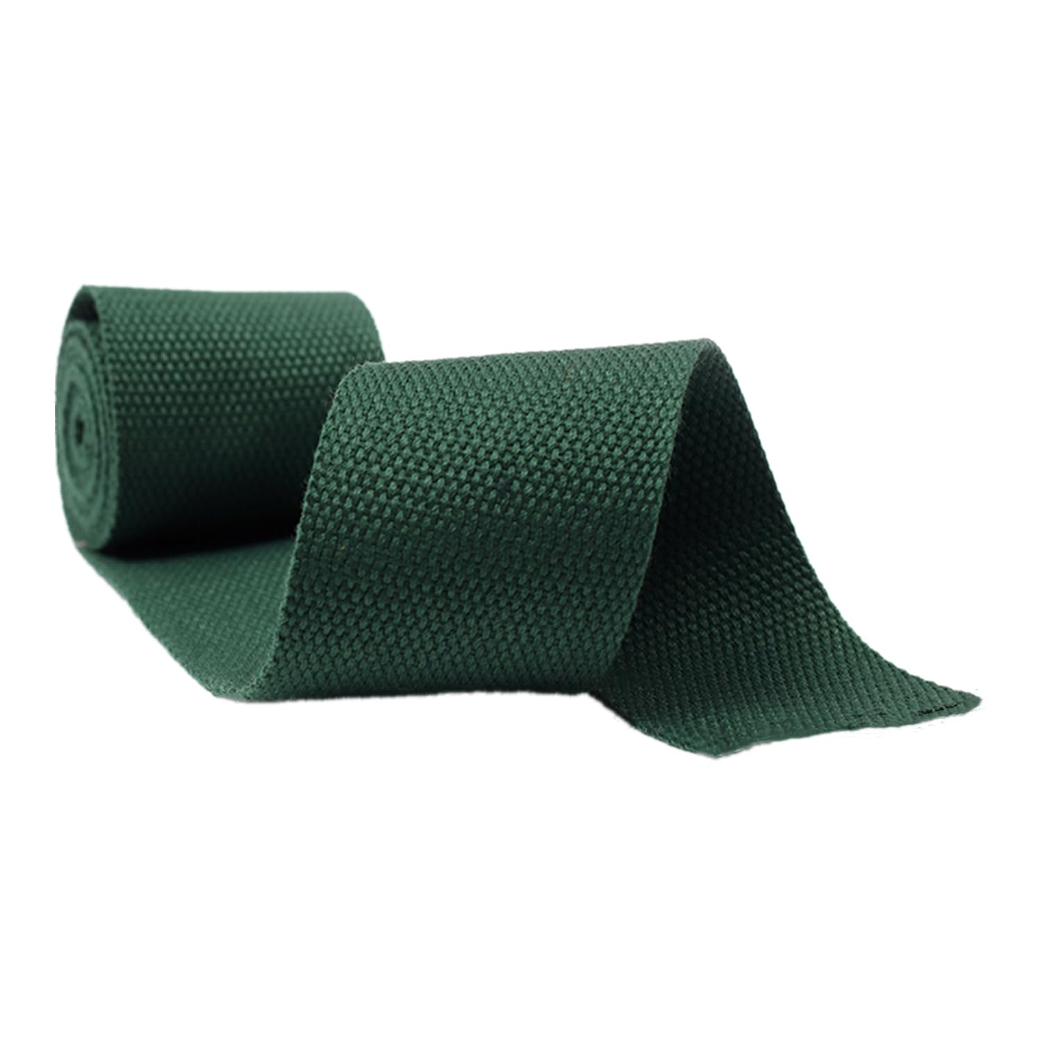 schräge bündeln mit menschlichen Stricken, Baumwolle for Taschen, Fracht-/Gepäckbänder, 24 Farben, 5 Yard/Rolle(Dark Green,38 mm) von ELDFLRURB