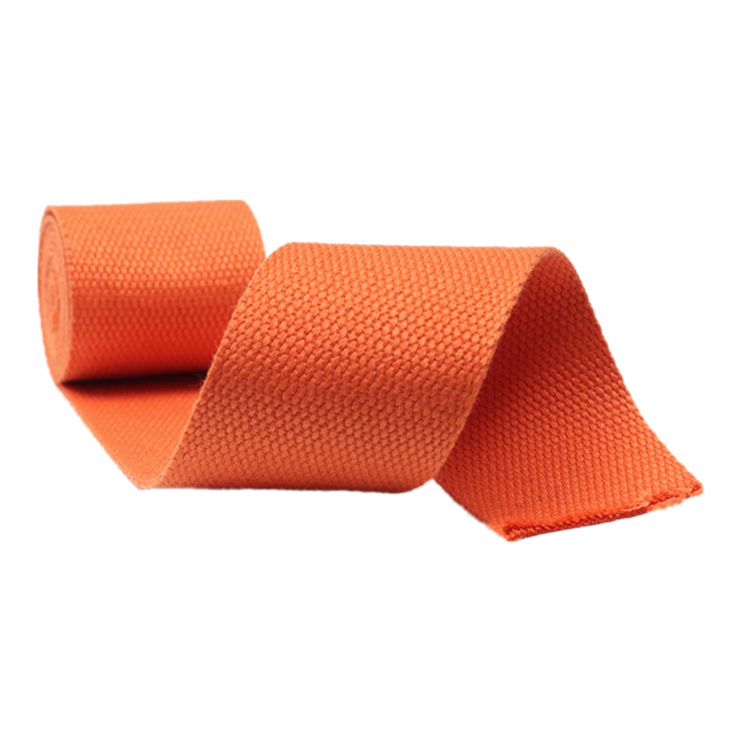 schräge bündeln mit menschlichen Stricken, Baumwolle for Taschen, Fracht-/Gepäckbänder, 24 Farben, 5 Yard/Rolle(Orange,20 mm) von ELDFLRURB