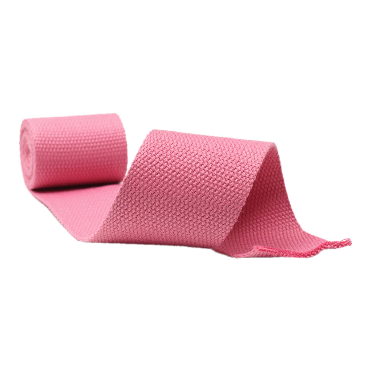 schräge bündeln mit menschlichen Stricken, Baumwolle for Taschen, Fracht-/Gepäckbänder, 24 Farben, 5 Yard/Rolle(Pink,25 mm) von ELDFLRURB