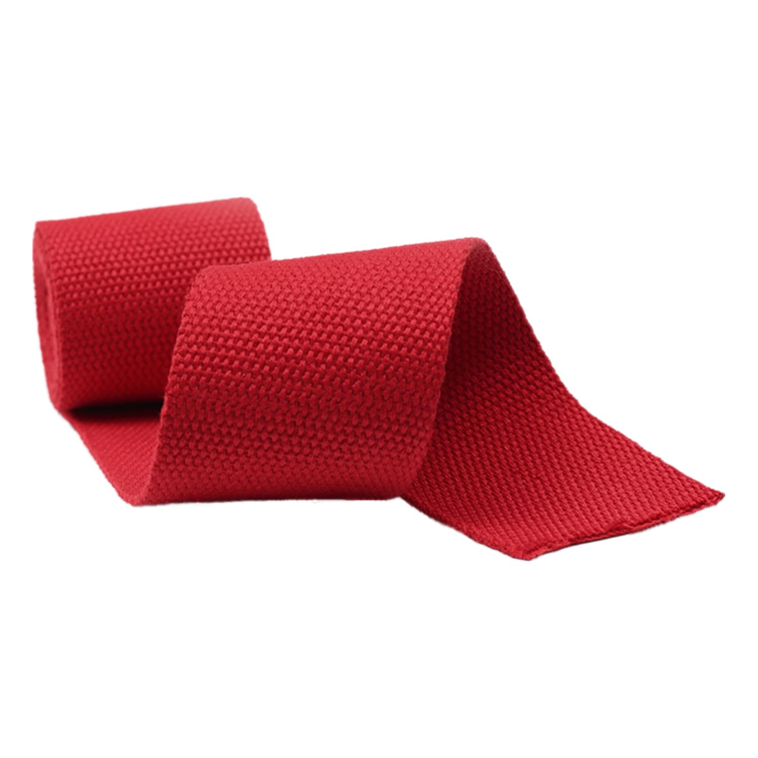 schräge bündeln mit menschlichen Stricken, Baumwolle for Taschen, Fracht-/Gepäckbänder, 24 Farben, 5 Yard/Rolle(Red,50 mm) von ELDFLRURB