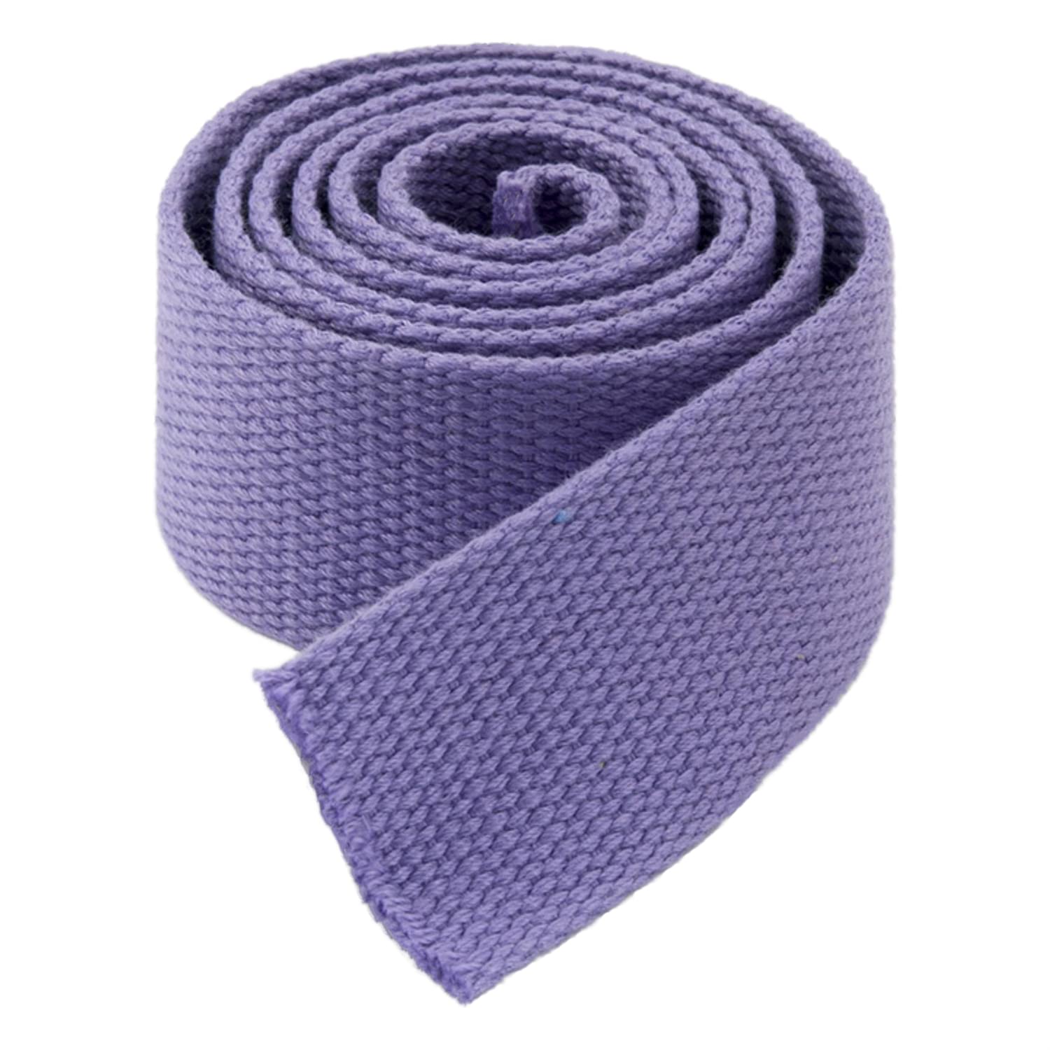 schräge bündeln mit menschlichen Stricken, Gurtband 20mm 25mm 38mm 50mm breit - Baumwollgurtband for Tasche, 9 Meter/Rolle(Purple,38mm) von ELDFLRURB