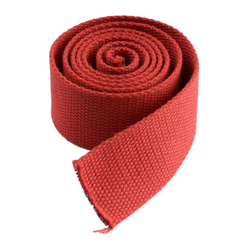 schräge bündeln mit menschlichen Stricken, Gurtband 20mm 25mm 38mm 50mm breit - Baumwollgurtband for Tasche, 9 Meter/Rolle(Red,50mm) von ELDFLRURB