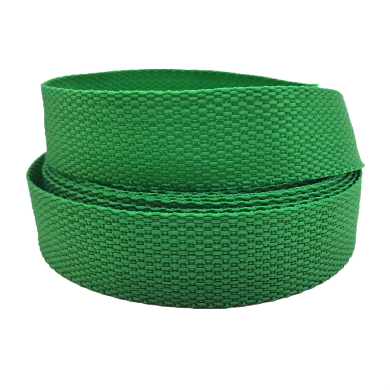 schräge bündeln mit menschlichen Stricken, Gurtband 25 mm, 45,7 m – Polypropylen-Gurtband for Polster, Taschengriffe, Nähen(Green,10 Yard) von ELDFLRURB