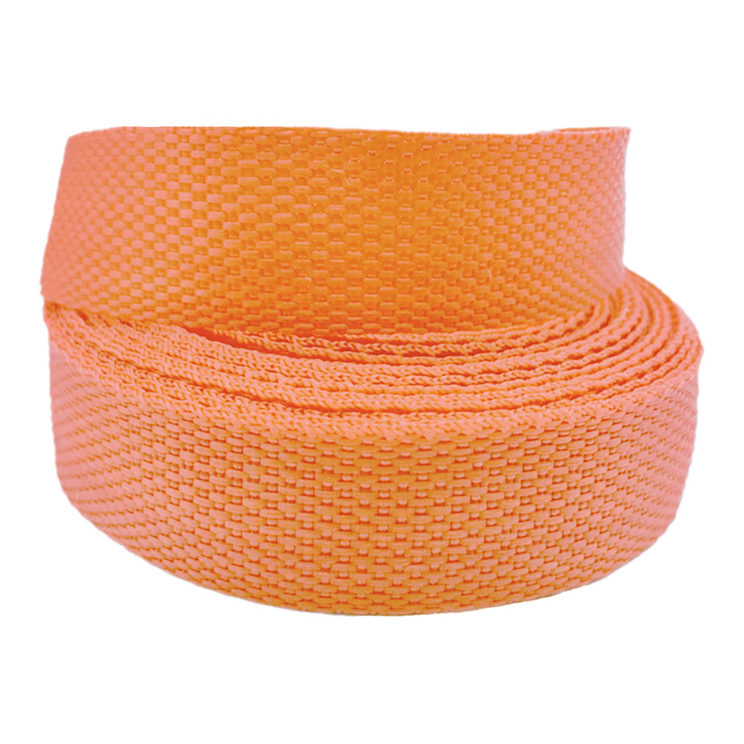 schräge bündeln mit menschlichen Stricken, Gurtband 25 mm, 45,7 m – Polypropylen-Gurtband for Polster, Taschengriffe, Nähen(Orange,10 Yard) von ELDFLRURB