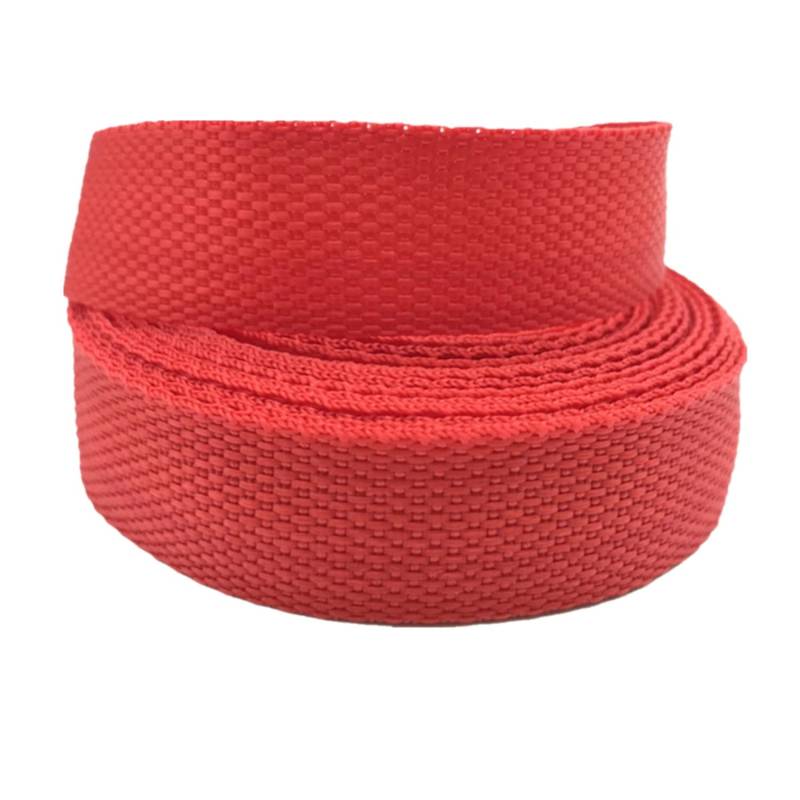 schräge bündeln mit menschlichen Stricken, Gurtband 25 mm, 45,7 m – Polypropylen-Gurtband for Polster, Taschengriffe, Nähen(Red,5 Yard) von ELDFLRURB