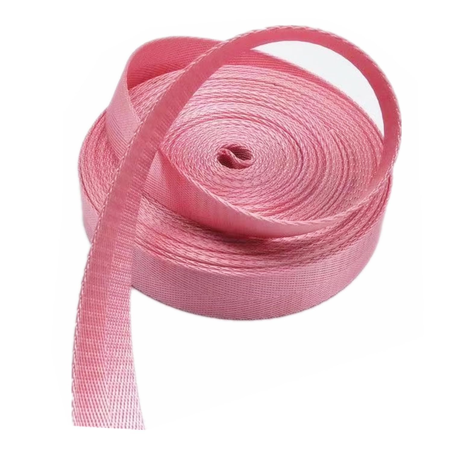 schräge bündeln mit menschlichen Stricken, Gurtband 38 mm, 1,5 Zoll Nylonband for Taschen, Rucksäcke, Gürtel, Basteln, Griffe, Gepäck, Fracht(Pink,20 Yard) von ELDFLRURB