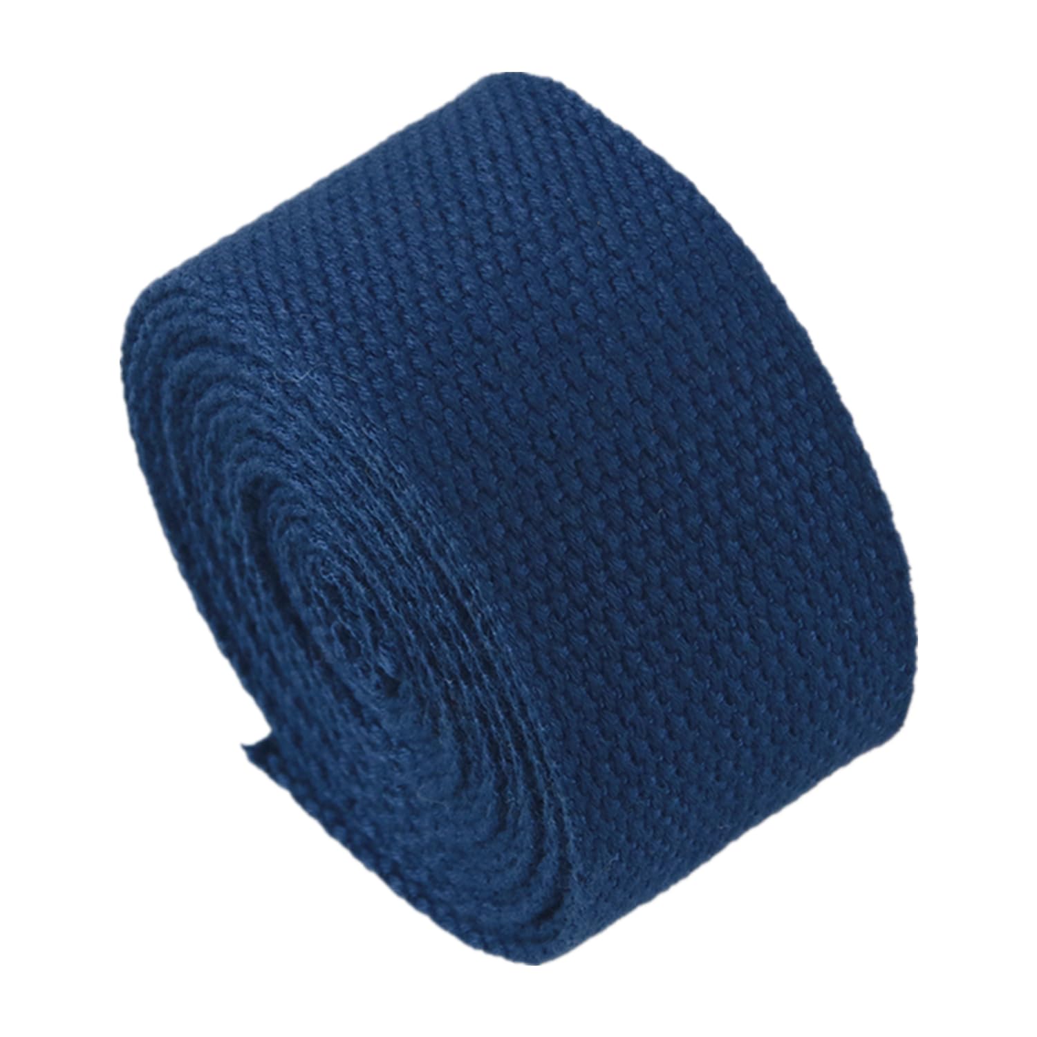 schräge bündeln mit menschlichen Stricken, Gurtband 38 mm – Baumwollgurtband for Taschengurte, Gepäckgurte(Dark Blue,50 Yard) von ELDFLRURB