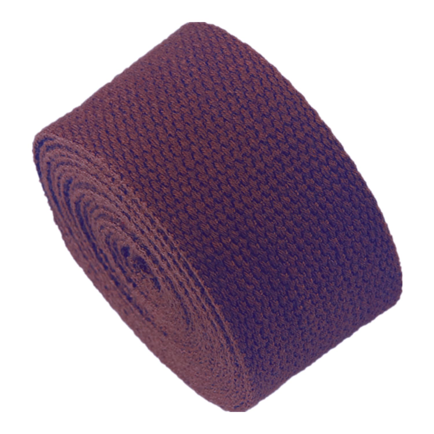 schräge bündeln mit menschlichen Stricken, Gurtband 38 mm – Baumwollgurtband for Taschengurte, Gepäckgurte(Dark Brown,10 Yard) von ELDFLRURB