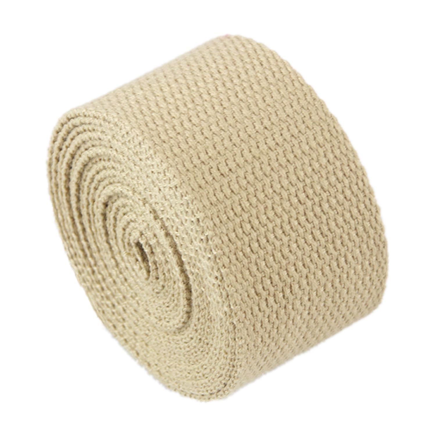 schräge bündeln mit menschlichen Stricken, Gurtband 38 mm – Baumwollgurtband for Taschengurte, Gepäckgurte(Khaki,50 Yard) von ELDFLRURB