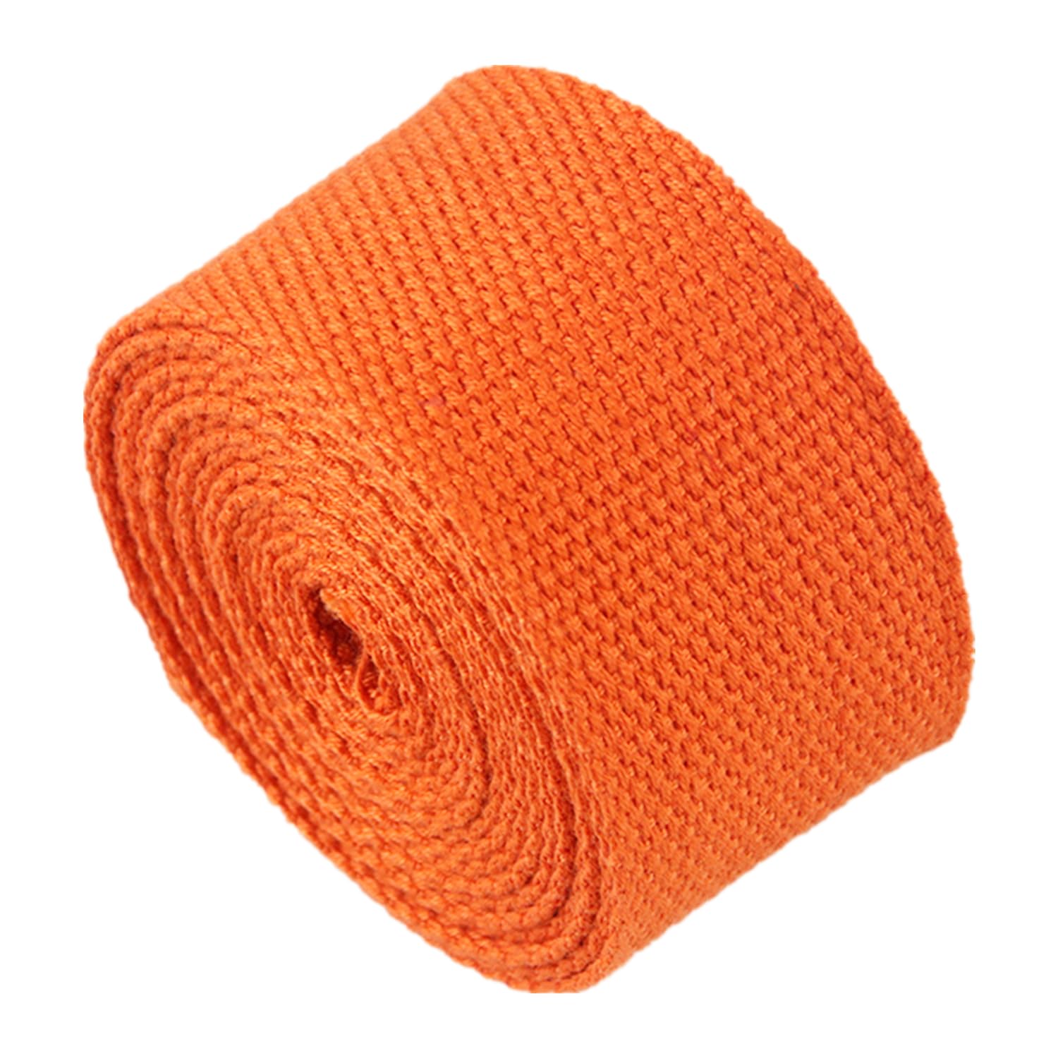 schräge bündeln mit menschlichen Stricken, Gurtband 38 mm – Baumwollgurtband for Taschengurte, Gepäckgurte(Orange,10 Yard) von ELDFLRURB