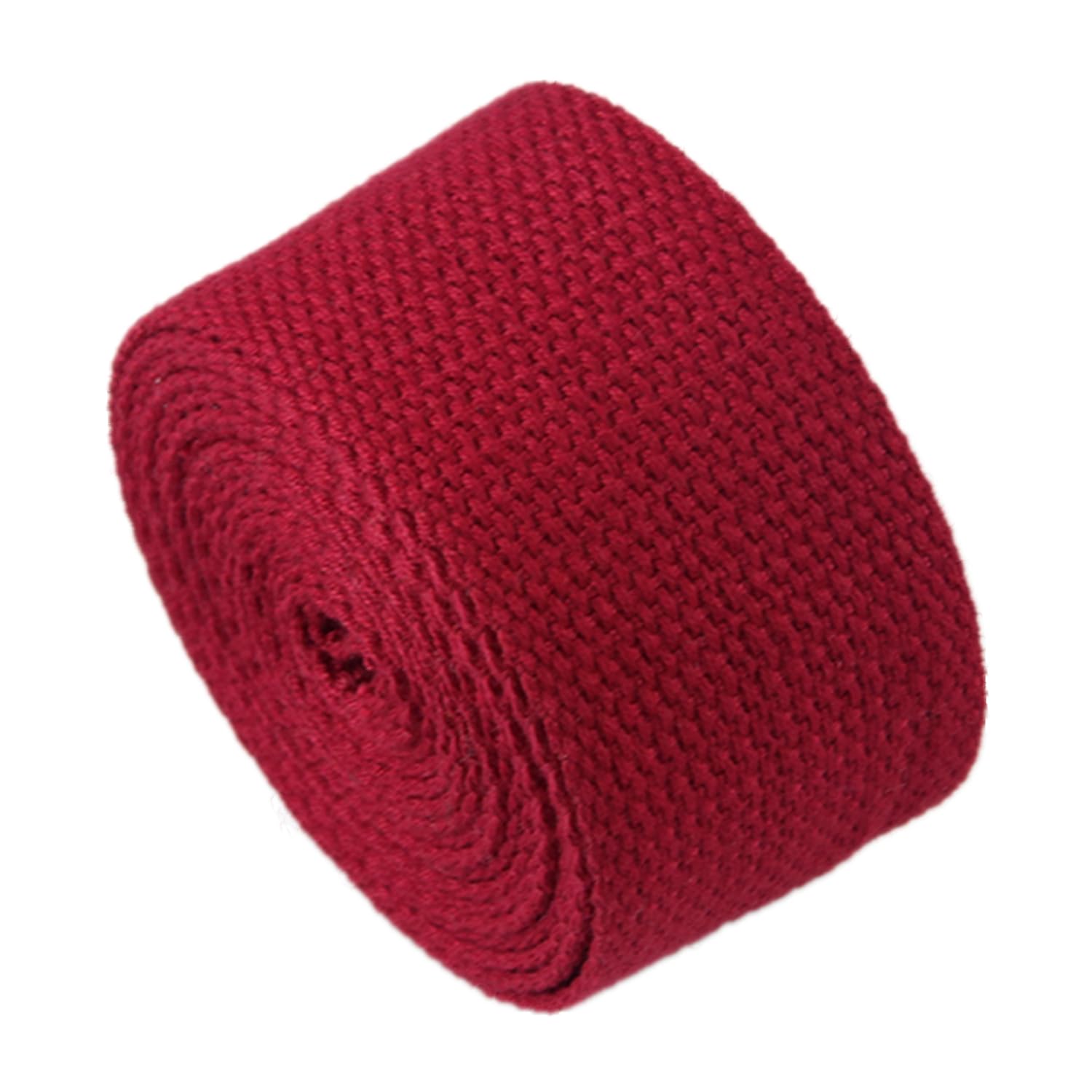 schräge bündeln mit menschlichen Stricken, Gurtband 38 mm – Baumwollgurtband for Taschengurte, Gepäckgurte(Red,20 Yard) von ELDFLRURB