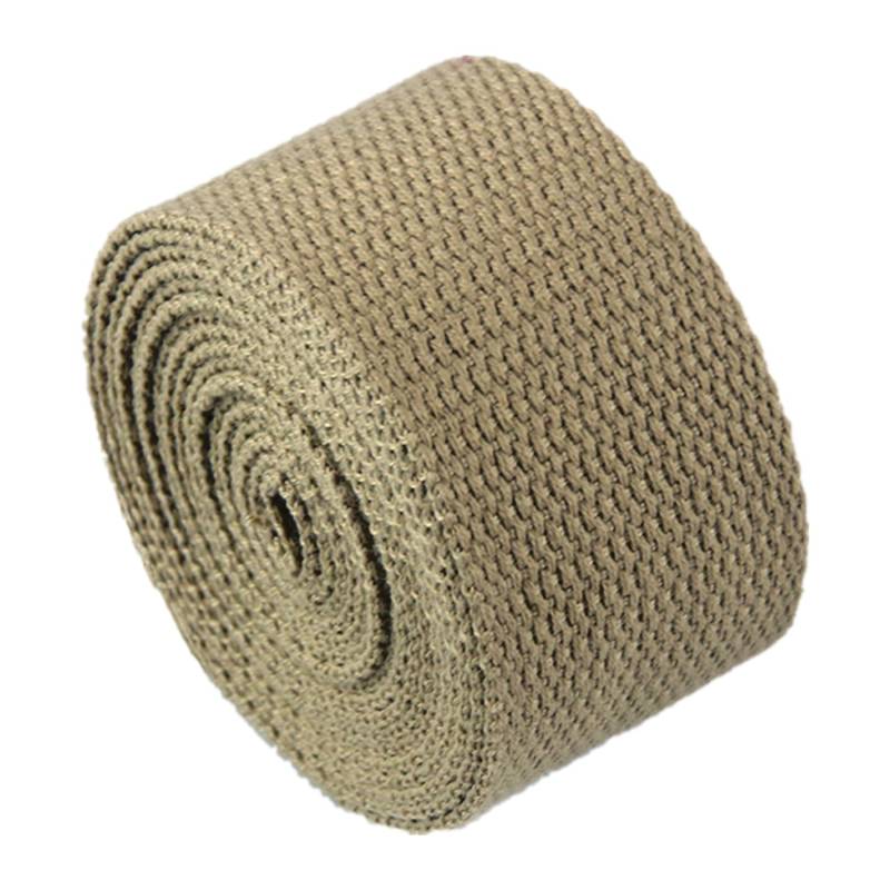 schräge bündeln mit menschlichen Stricken, Gurtband 38 mm – Baumwollgurtband for Taschengurte, Gepäckgurte(Tan,50 Yard) von ELDFLRURB