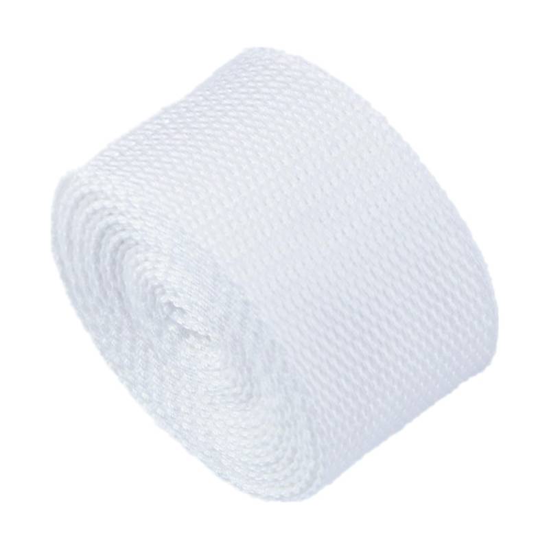 schräge bündeln mit menschlichen Stricken, Gurtband 38 mm – Baumwollgurtband for Taschengurte, Gepäckgurte(White,50 Yard) von ELDFLRURB