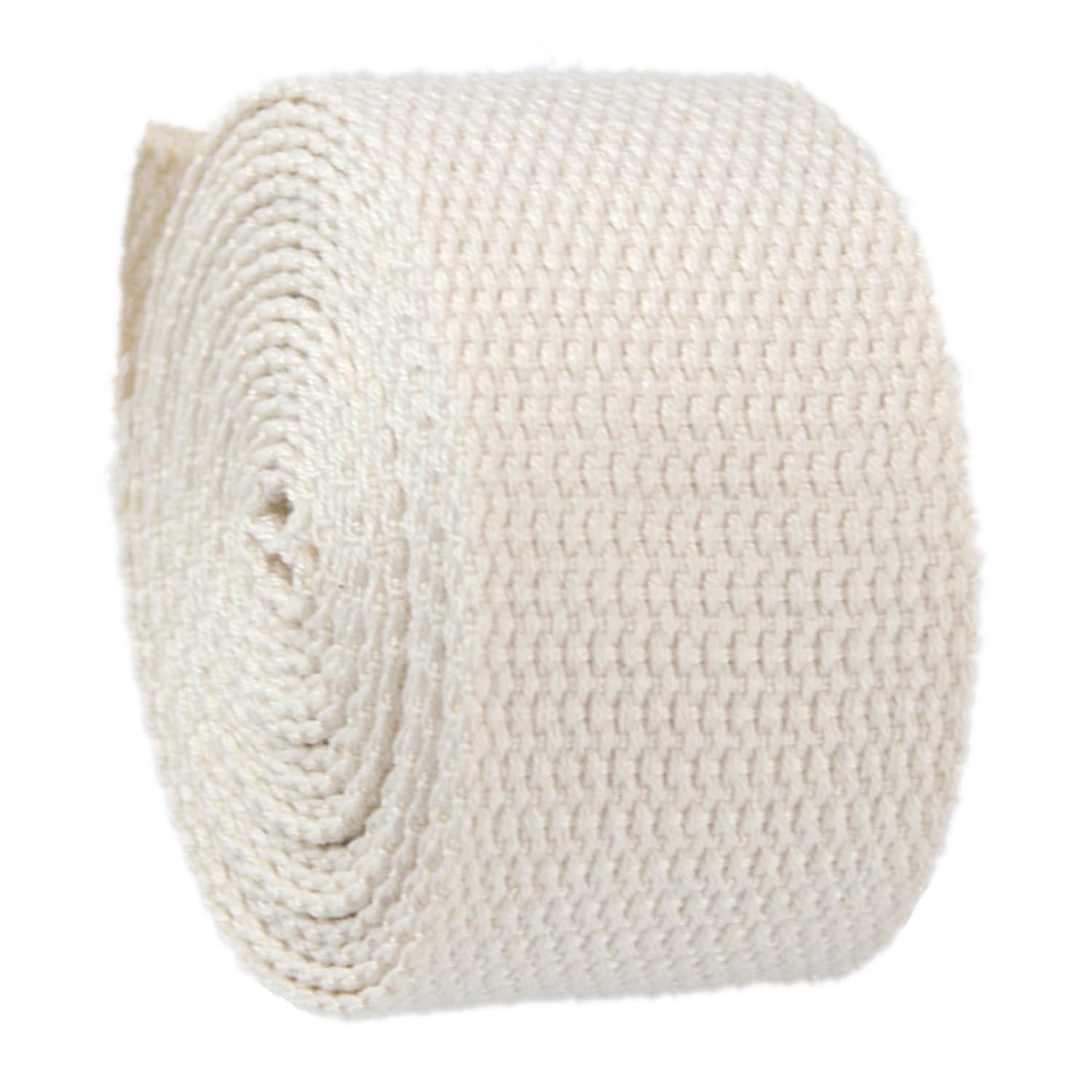 schräge bündeln mit menschlichen Stricken, Gurtband 50 mm – Baumwoll-Gurtband for Taschengurte, Gepäck-Frachtgurte(Beige,5 Yard) von ELDFLRURB