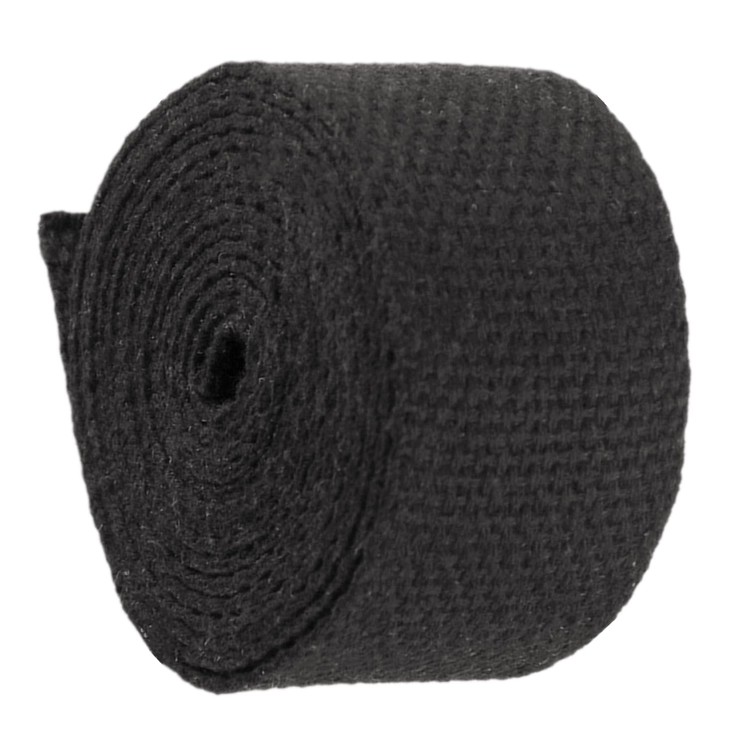 schräge bündeln mit menschlichen Stricken, Gurtband 50 mm – Baumwoll-Gurtband for Taschengurte, Gepäck-Frachtgurte(Black,20 Yard) von ELDFLRURB