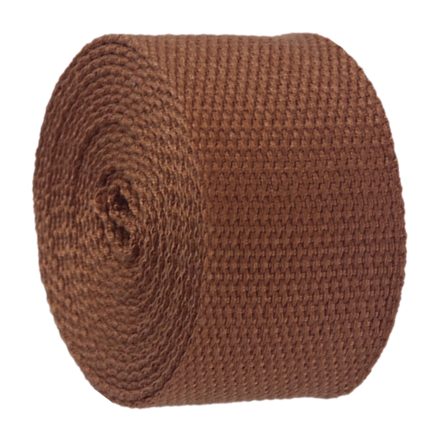 schräge bündeln mit menschlichen Stricken, Gurtband 50 mm – Baumwoll-Gurtband for Taschengurte, Gepäck-Frachtgurte(Brown,10 Yard) von ELDFLRURB