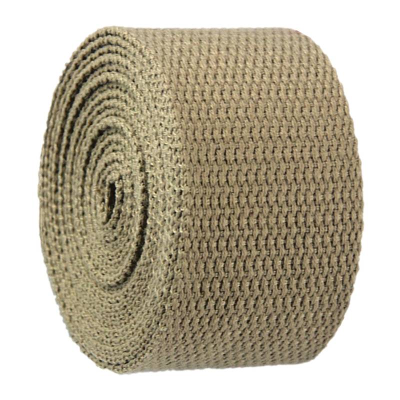 schräge bündeln mit menschlichen Stricken, Gurtband 50 mm – Baumwoll-Gurtband for Taschengurte, Gepäck-Frachtgurte(Khaki,20 Yard) von ELDFLRURB