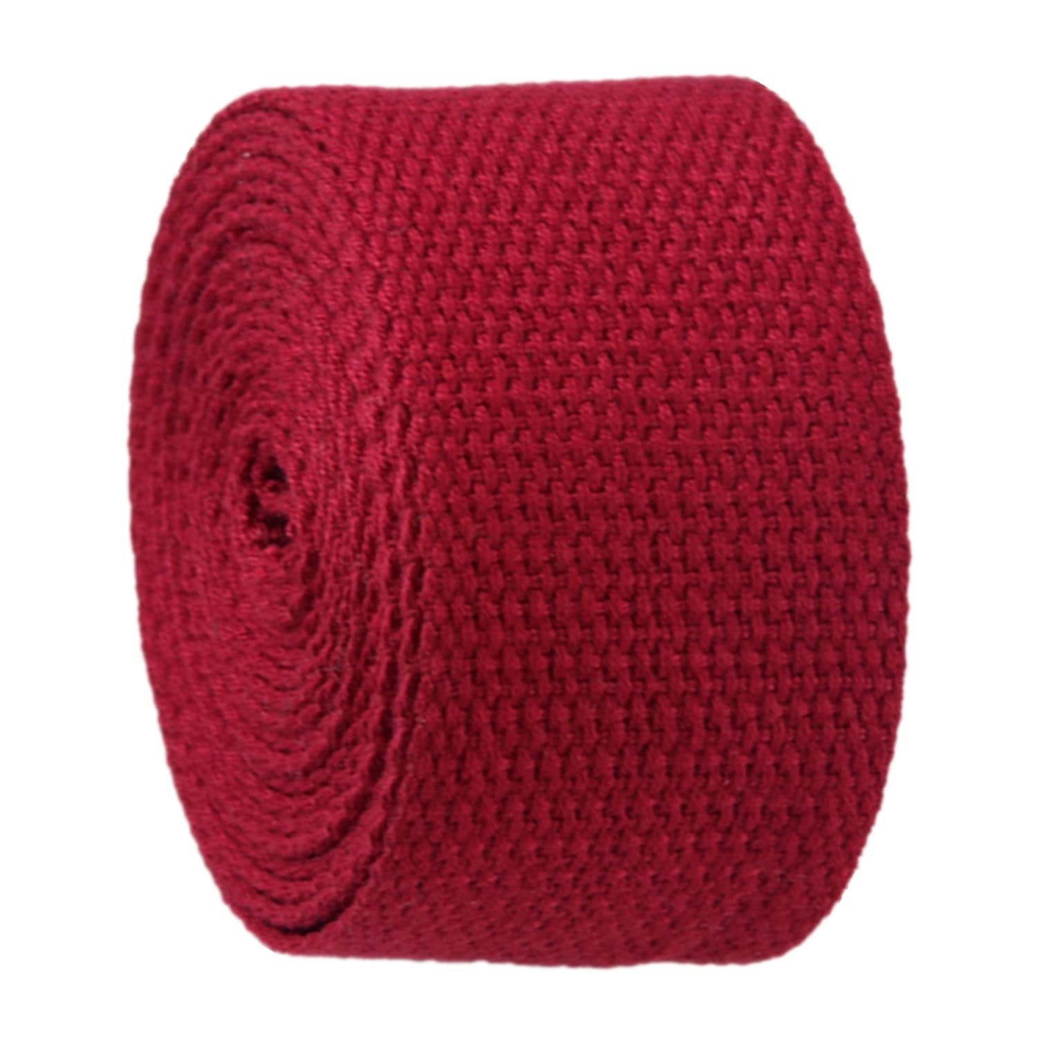 schräge bündeln mit menschlichen Stricken, Gurtband 50 mm – Baumwoll-Gurtband for Taschengurte, Gepäck-Frachtgurte(Red,20 Yard) von ELDFLRURB