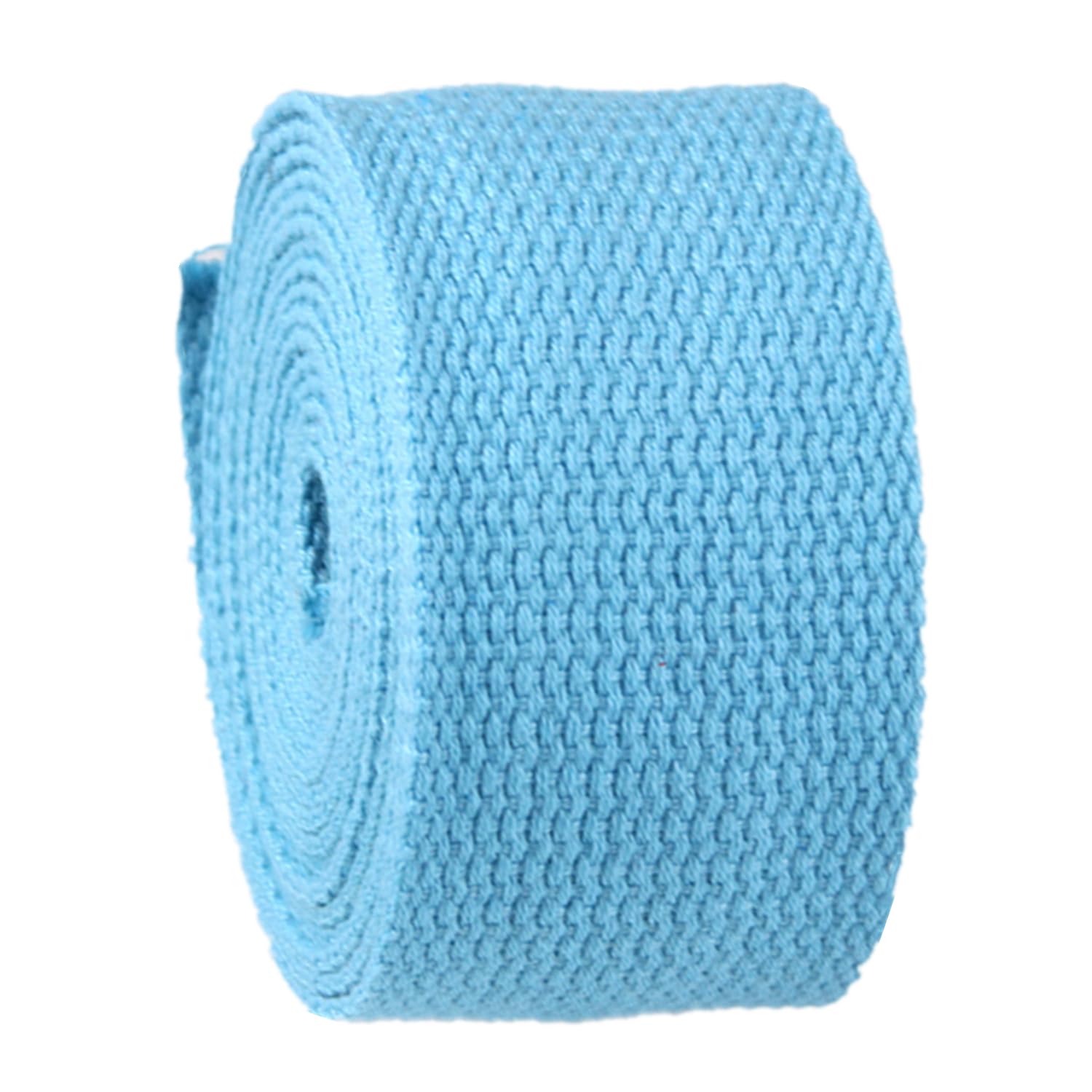 schräge bündeln mit menschlichen Stricken, Gurtband 50 mm – Baumwoll-Gurtband for Taschengurte, Gepäck-Frachtgurte(Sky Blue,20 Yard) von ELDFLRURB