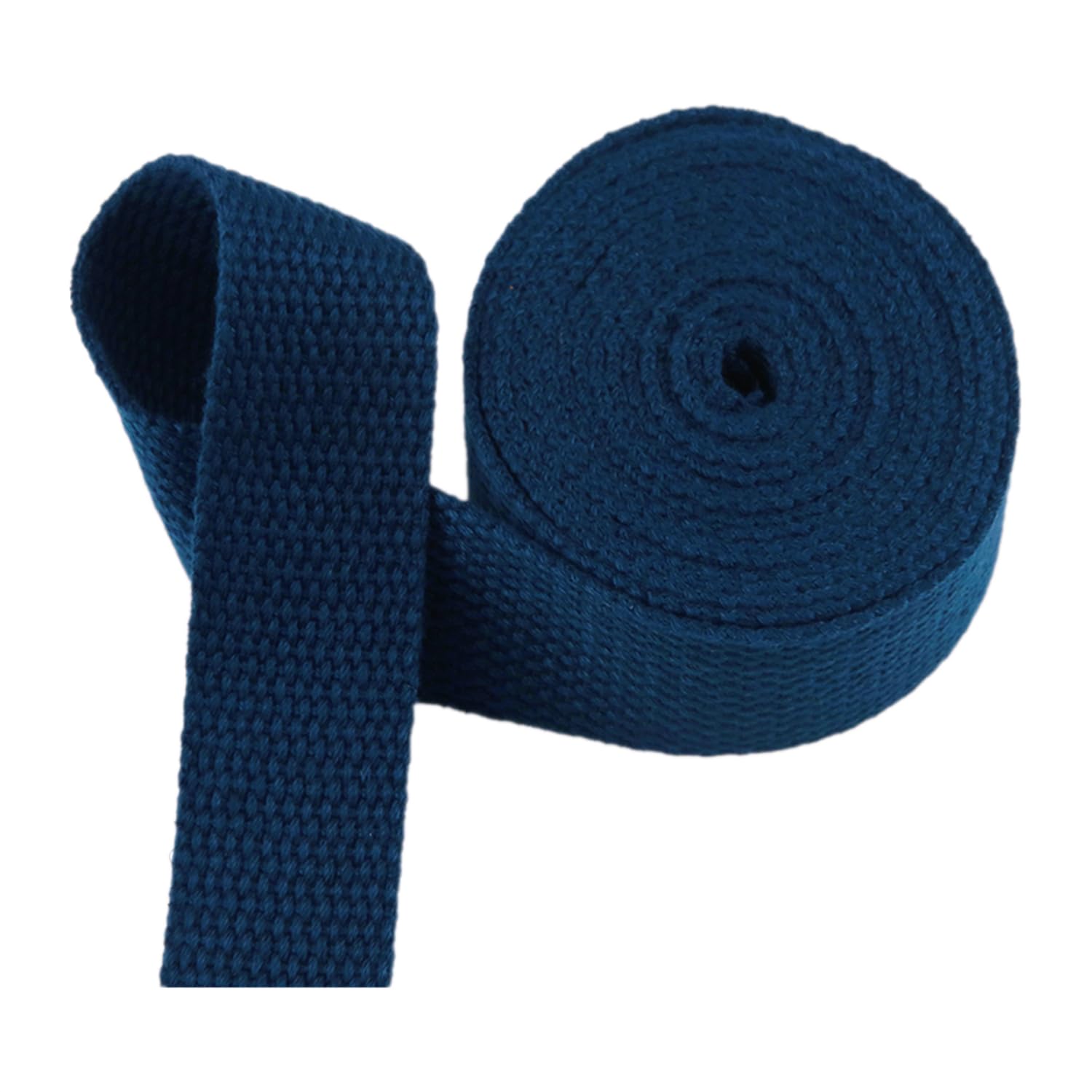 schräge bündeln mit menschlichen Stricken, Gurtband - Baumwoll-Gurtband for Taschengurte, Gepäck-Frachtgurte - 10 Yards/Rolle(Dark Blue,20 mm) von ELDFLRURB