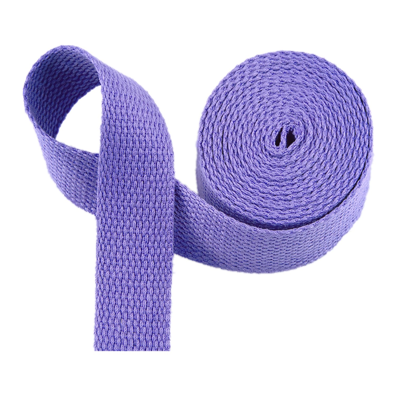 schräge bündeln mit menschlichen Stricken, Gurtband - Baumwoll-Gurtband for Taschengurte, Gepäck-Frachtgurte - 10 Yards/Rolle(Light Purple,25 mm) von ELDFLRURB