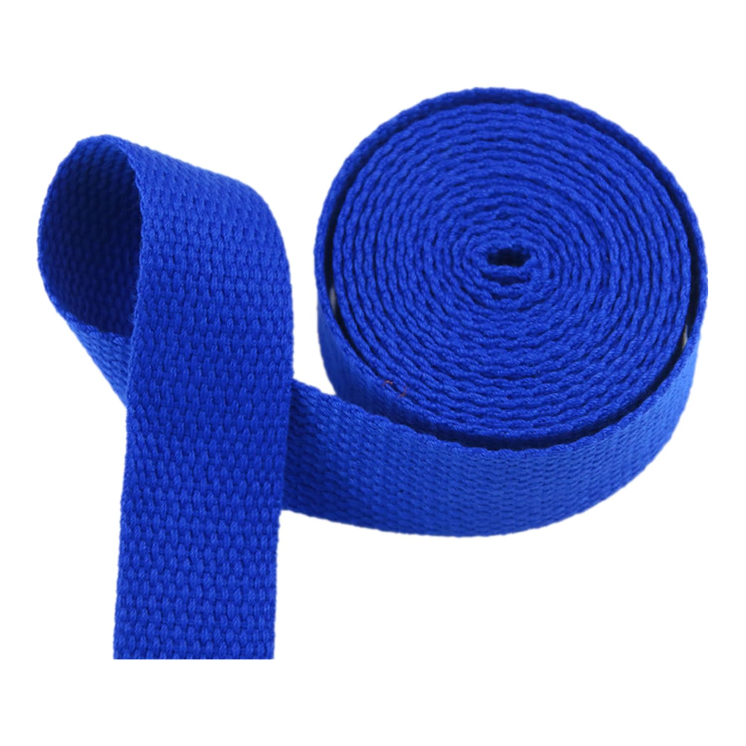 schräge bündeln mit menschlichen Stricken, Gurtband - Baumwoll-Gurtband for Taschengurte, Gepäck-Frachtgurte - 10 Yards/Rolle(Royal Blue,38 mm) von ELDFLRURB