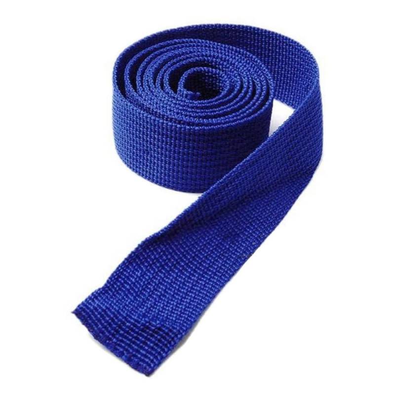 schräge bündeln mit menschlichen Stricken, Polypropylen-Gurtband 20 mm – PP-Gurtband for Taschen, Heimwerkerarbeiten, Rucksäcke, Umreifungen, Gürtel – 10 Yards/Rolle(Blue,50 Yard) von ELDFLRURB