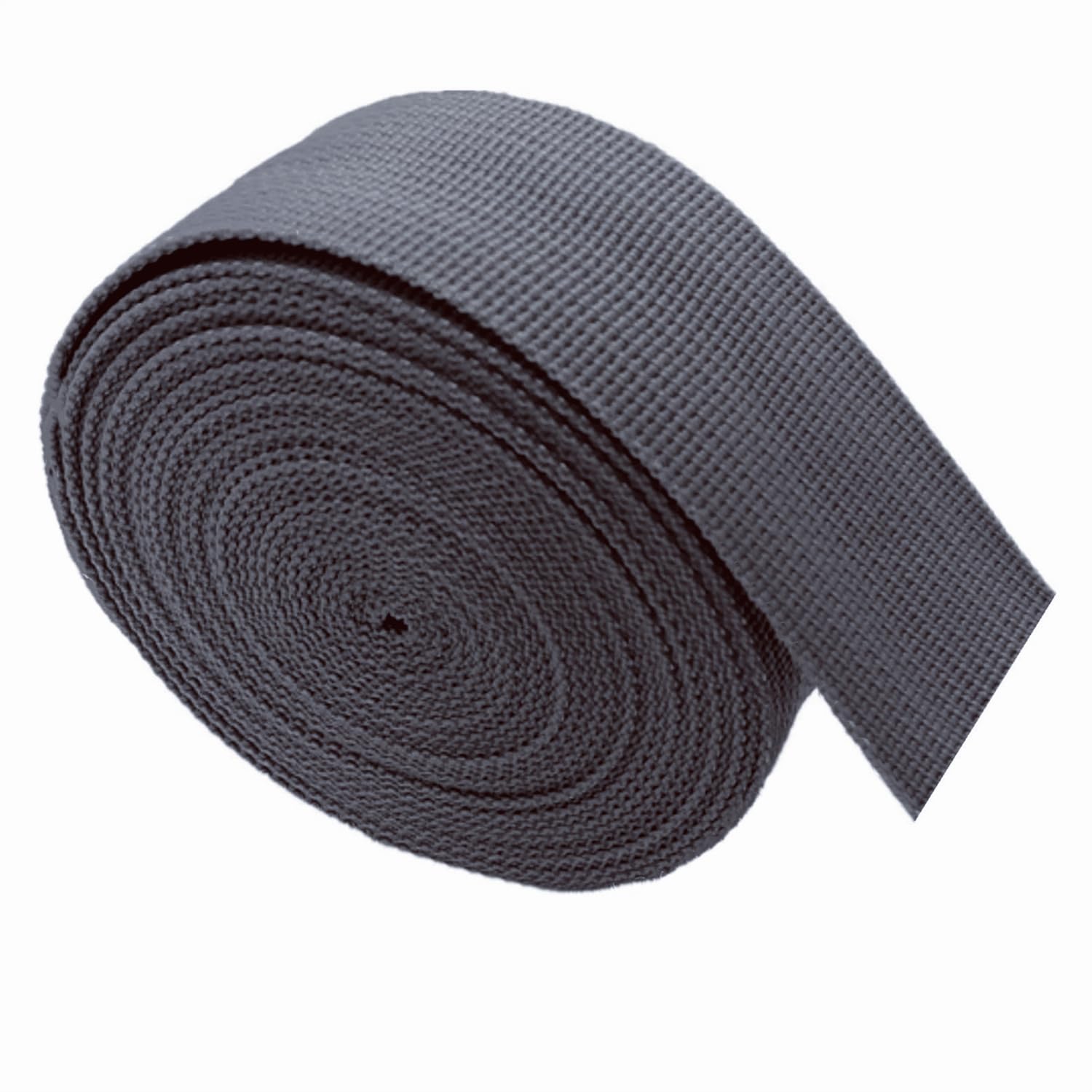 schräge bündeln mit menschlichen Stricken, Polypropylen-Gurtband 20 mm – PP-Gurtband for Taschen, Heimwerkerarbeiten, Rucksäcke, Umreifungen, Gürtel – 10 Yards/Rolle(Dark Grey,50 Yard) von ELDFLRURB