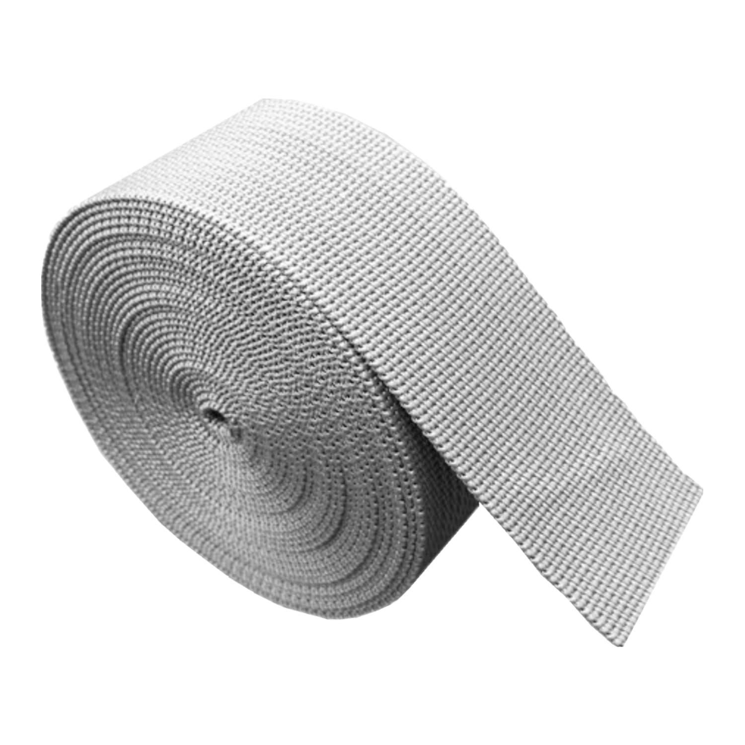 schräge bündeln mit menschlichen Stricken, Polypropylen-Gurtband 20 mm – PP-Gurtband for Taschen, Heimwerkerarbeiten, Rucksäcke, Umreifungen, Gürtel – 10 Yards/Rolle(Light Grey,10 Yard) von ELDFLRURB