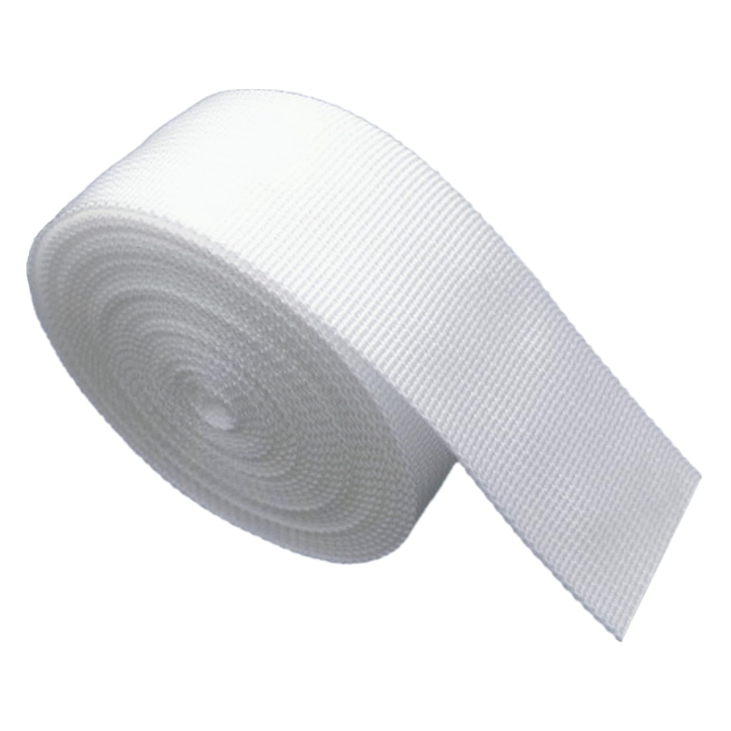 schräge bündeln mit menschlichen Stricken, Polypropylen-Gurtband 20 mm – PP-Gurtband for Taschen, Heimwerkerarbeiten, Rucksäcke, Umreifungen, Gürtel – 10 Yards/Rolle(White,20 Yard) von ELDFLRURB