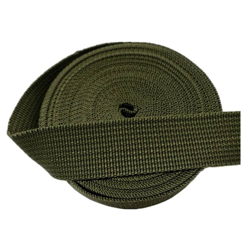 schräge bündeln mit menschlichen Stricken, Polypropylen-Gurtband 38 mm – PP-Gurtband for Taschen, DIY-Bastel- und Rucksackschlingen – 45 m/Rolle(Army Green,20 Yard) von ELDFLRURB