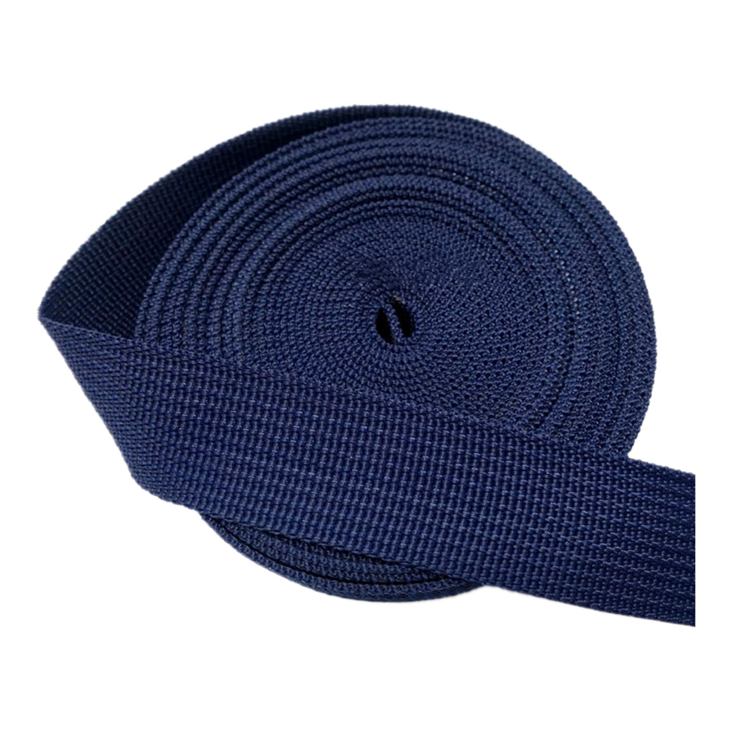 schräge bündeln mit menschlichen Stricken, Polypropylen-Gurtband 38 mm – PP-Gurtband for Taschen, DIY-Bastel- und Rucksackschlingen – 45 m/Rolle(Navy Blue,50 Yard) von ELDFLRURB