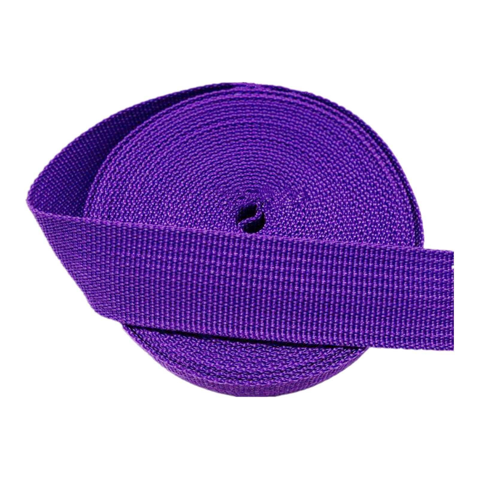 schräge bündeln mit menschlichen Stricken, Polypropylen-Gurtband 38 mm – PP-Gurtband for Taschen, DIY-Bastel- und Rucksackschlingen – 45 m/Rolle(Purple,50 Yard) von ELDFLRURB