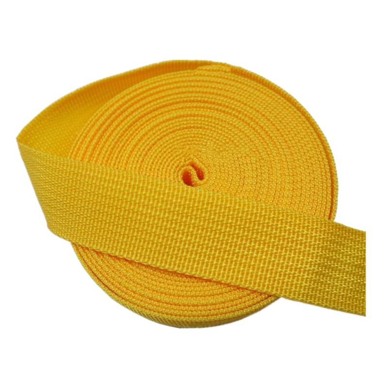 schräge bündeln mit menschlichen Stricken, Polypropylen-Gurtband 38 mm – PP-Gurtband for Taschen, DIY-Bastel- und Rucksackschlingen – 45 m/Rolle(Yellow,10 Yard) von ELDFLRURB