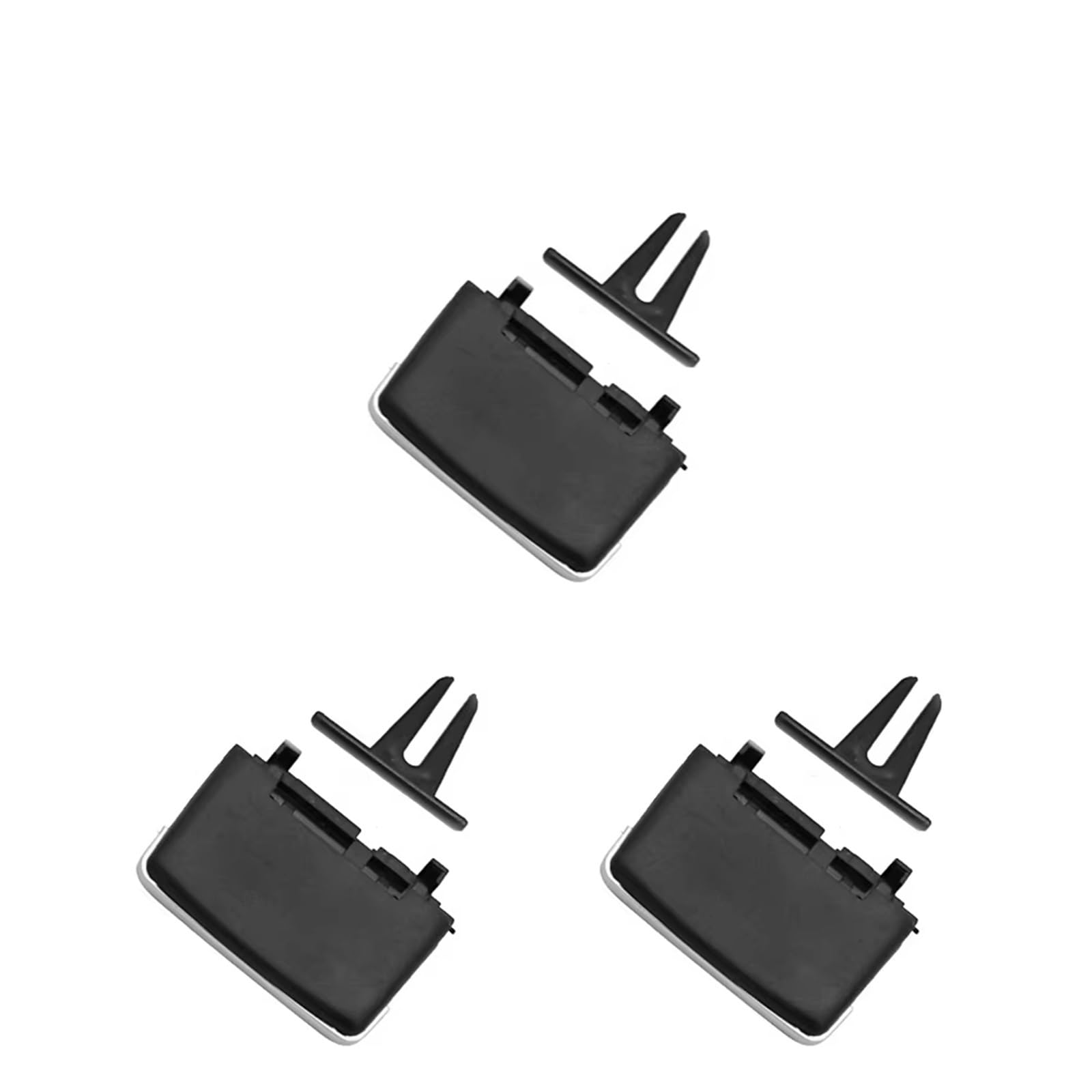 A/C-Auslassöffnung Für Benz W204 C180 C200 C260 GLK300 GLK260 1-3 Stück Schwarz Vorne Mitte A/C Air Vent Outlet Tab Clip Reparatur Kit Klimaanlage Vents von ELDVSUA